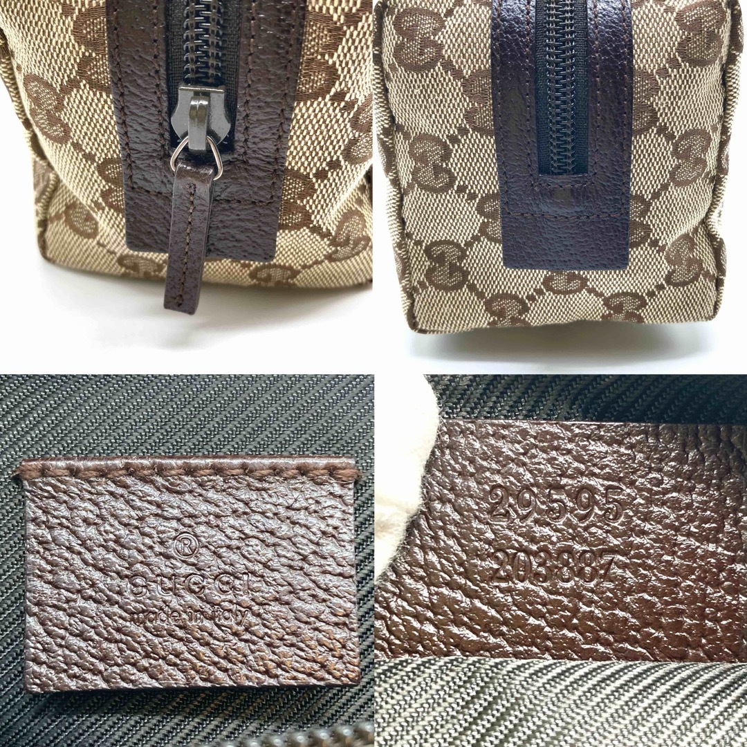 ✨新品同様✨ グッチ GGキャンバス 化粧ポーチ 小物入れ ✨新品同様✨ グッチ GGキャンバス 化粧ポーチ 小物入れ