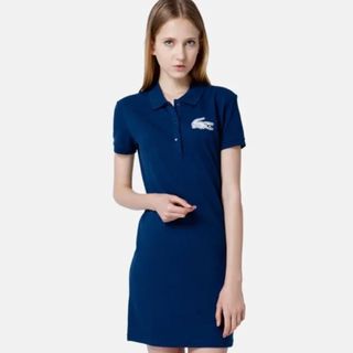 ラコステ(LACOSTE)のラコステ　デカワニワンピース　【美品】(ミニワンピース)