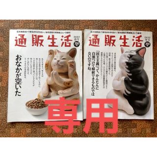 通販生活　2022年春号と冬号と夏号と盛夏号合わせて4冊(住まい/暮らし/子育て)