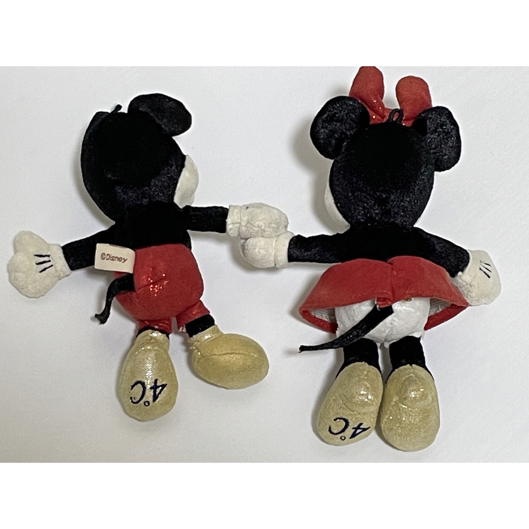 4℃(ヨンドシー)の【4℃】【Disney】 ミッキー ＆ ミニー コラボ ぬいぐるみ 磁石入り エンタメ/ホビーのおもちゃ/ぬいぐるみ(キャラクターグッズ)の商品写真