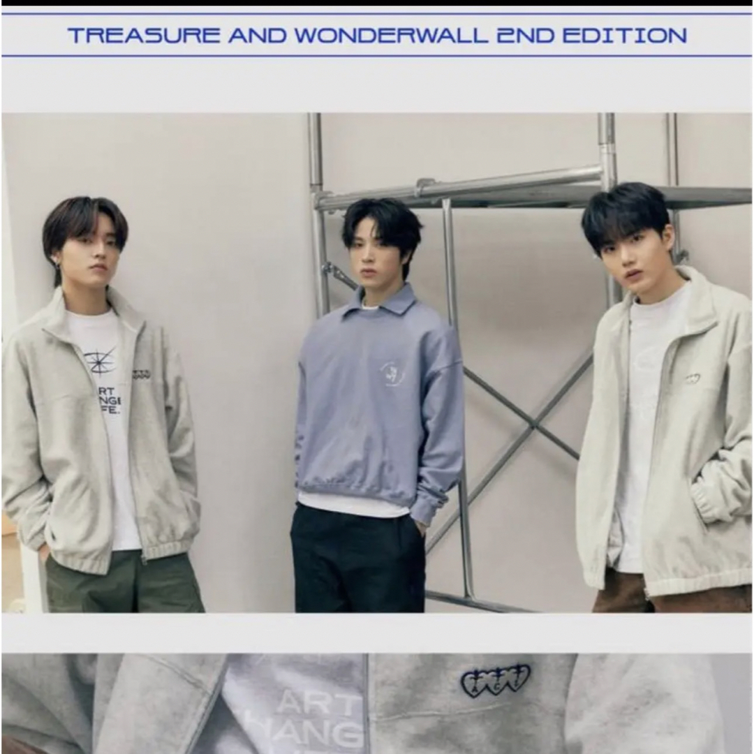 新品未開封 treasure ワンダーウォール Tシャツ ホワイト トレカ付 新品未開封 treasure ワンダーウォール Tシャツ ホワイト トレカ付