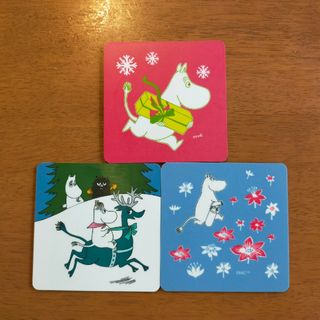 ムーミン(MOOMIN)のムーミンコースター３セット(テーブル用品)