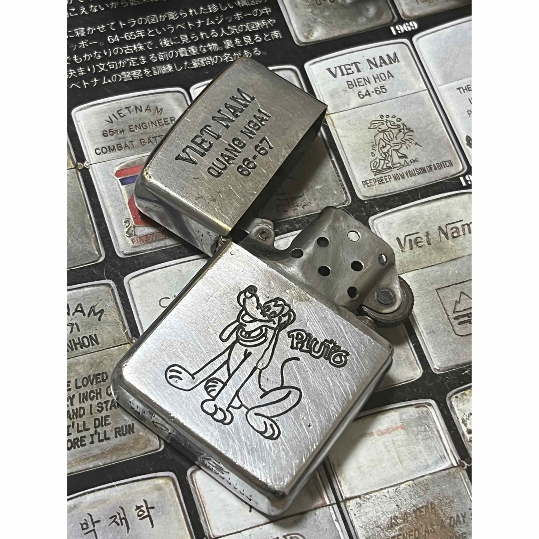 ベトナムZIPPO】本物 1966年製ベトナムジッポー「プルート