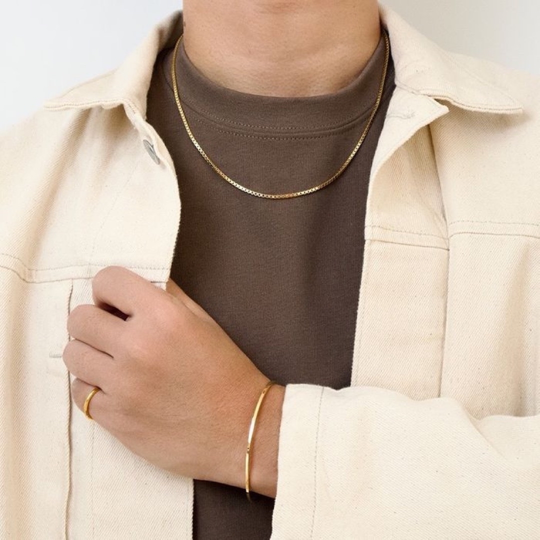 TOM WOOD - 新品 トムウッド ネックレス スクエア ゴールド 9K 定価
