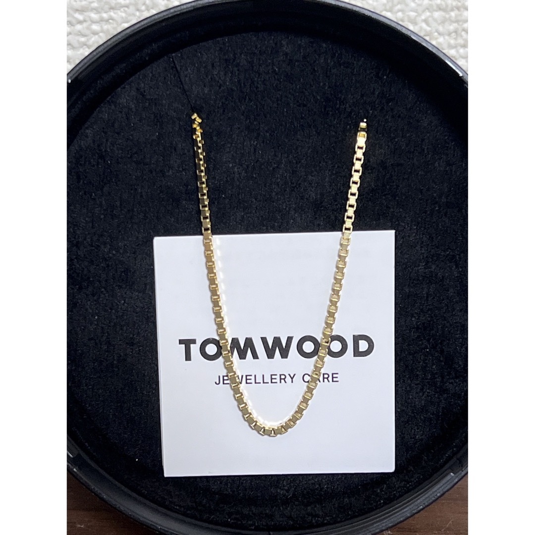 TOM WOOD - 新品 トムウッド ネックレス スクエア ゴールド 9K 定価