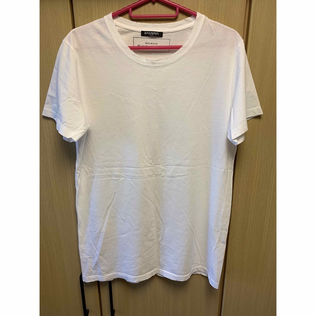 国内正規 BALMAIN バルマン ダメージ加工 Tシャツ | svetinikole.gov.mk