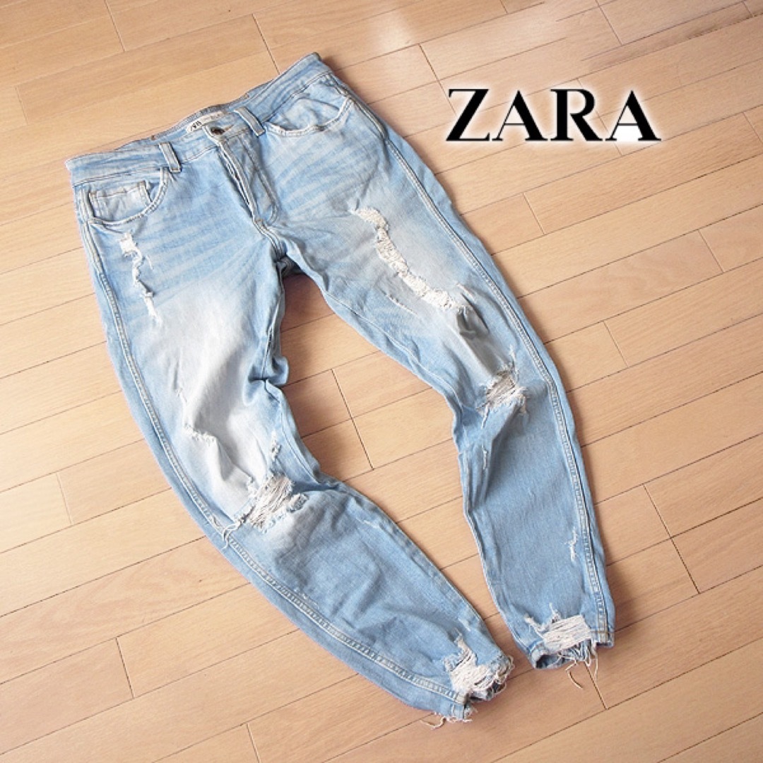 Begin掲載 ZARAザラDNWR スキニーフィット デニムパンツ | kinderpartys.at
