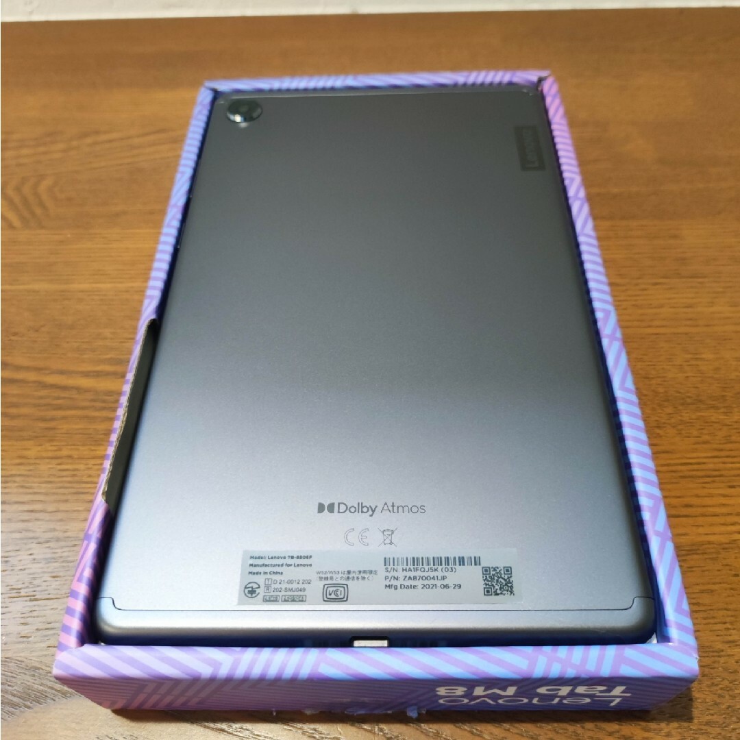 Lenovo(レノボ)のLenovo タブレット Tab M8 3rdGen 8.0型 アイアングレー スマホ/家電/カメラのPC/タブレット(タブレット)の商品写真