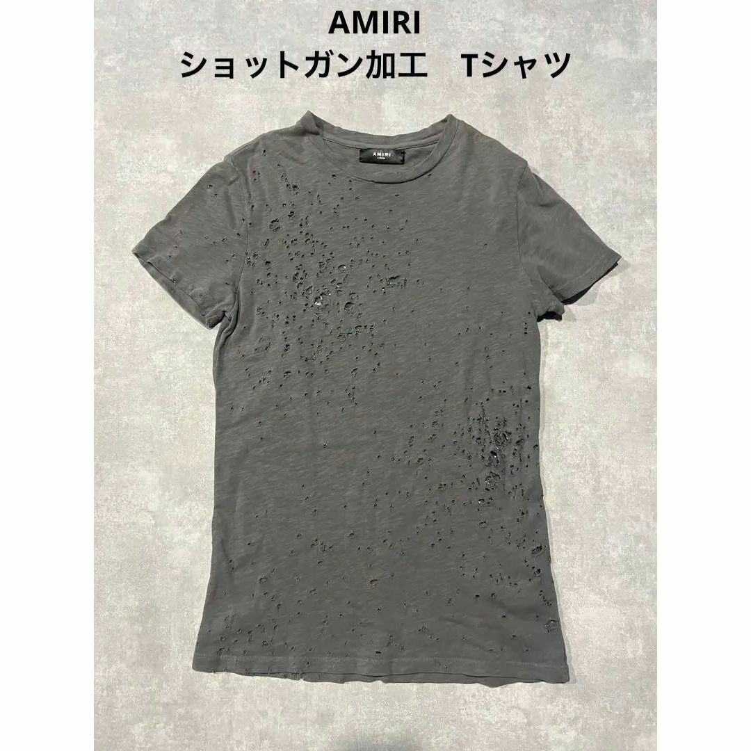 驚きの安さ amiri ショットガンTシャツ サイズS Tシャツ/カットソー