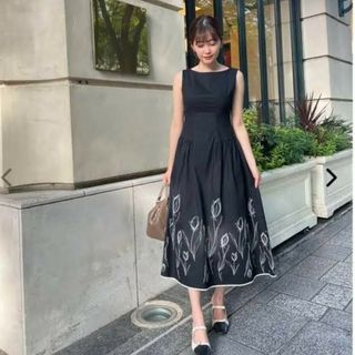 Her lip to - 【最終値下げ】Tulip Cotton Blend Midi Dressの通販 by ...