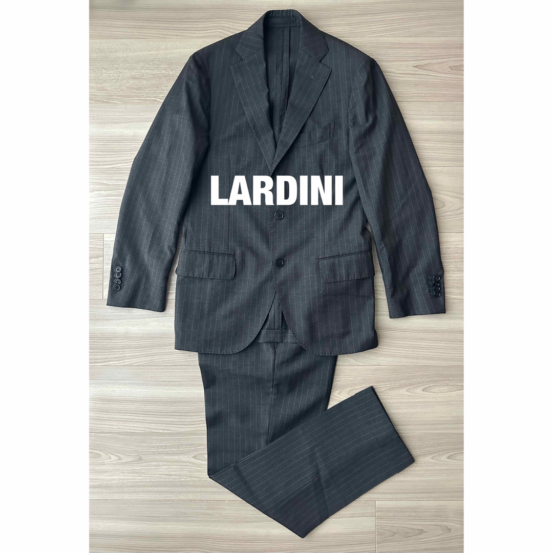 定価14,3万 LARDINI ラルディーニ 3Bスーツ ストライプ 46春夏メンズ