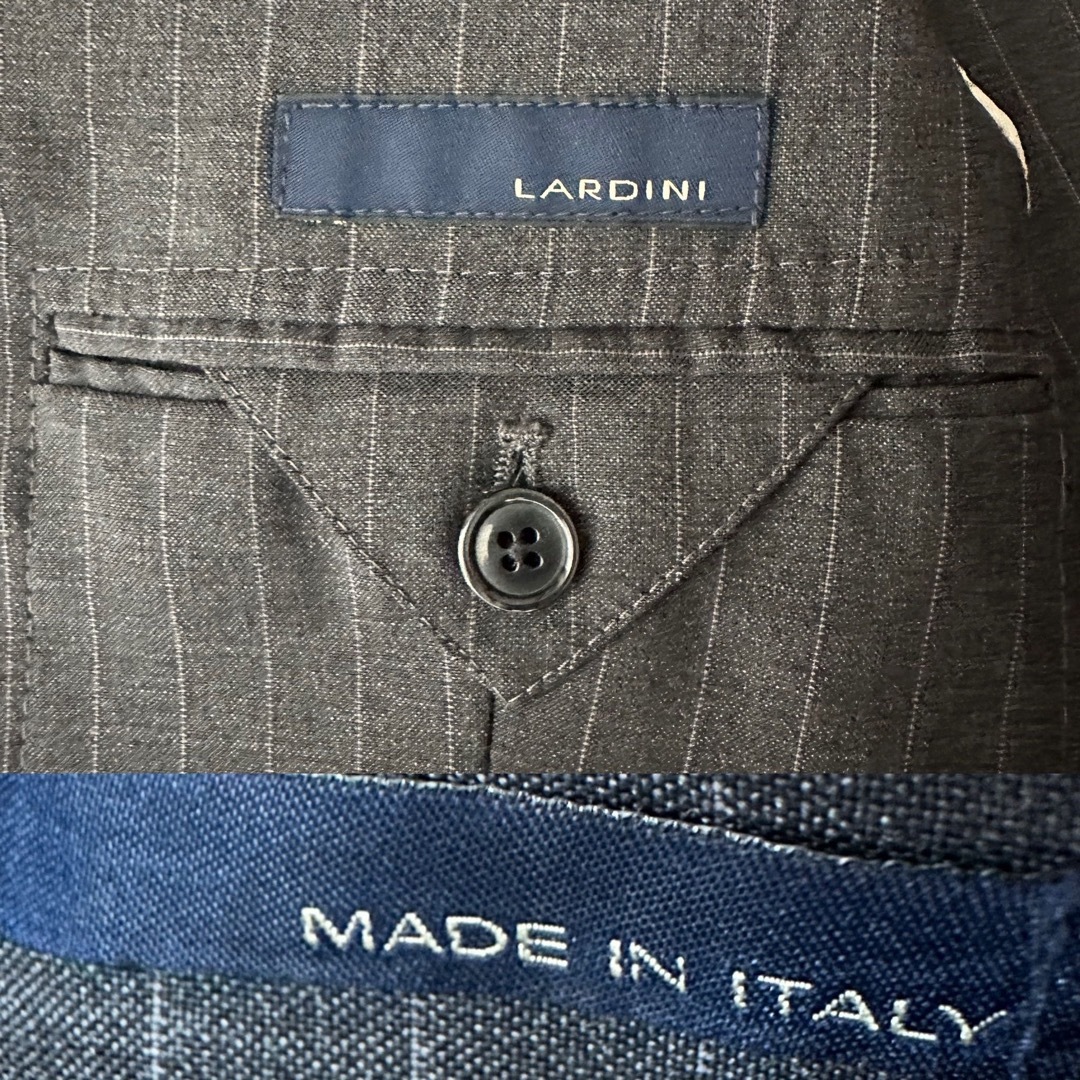 LARDINI - 定価14,3万 LARDINI ラルディーニ 3Bスーツ ストライプ 46春