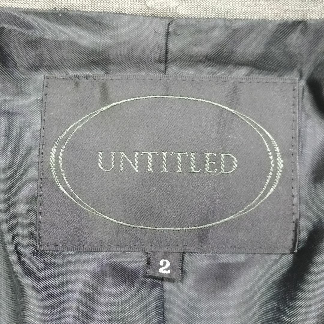 UNTITLED - 【美品】UNTITLED テーラードジャケット 1つボタン M