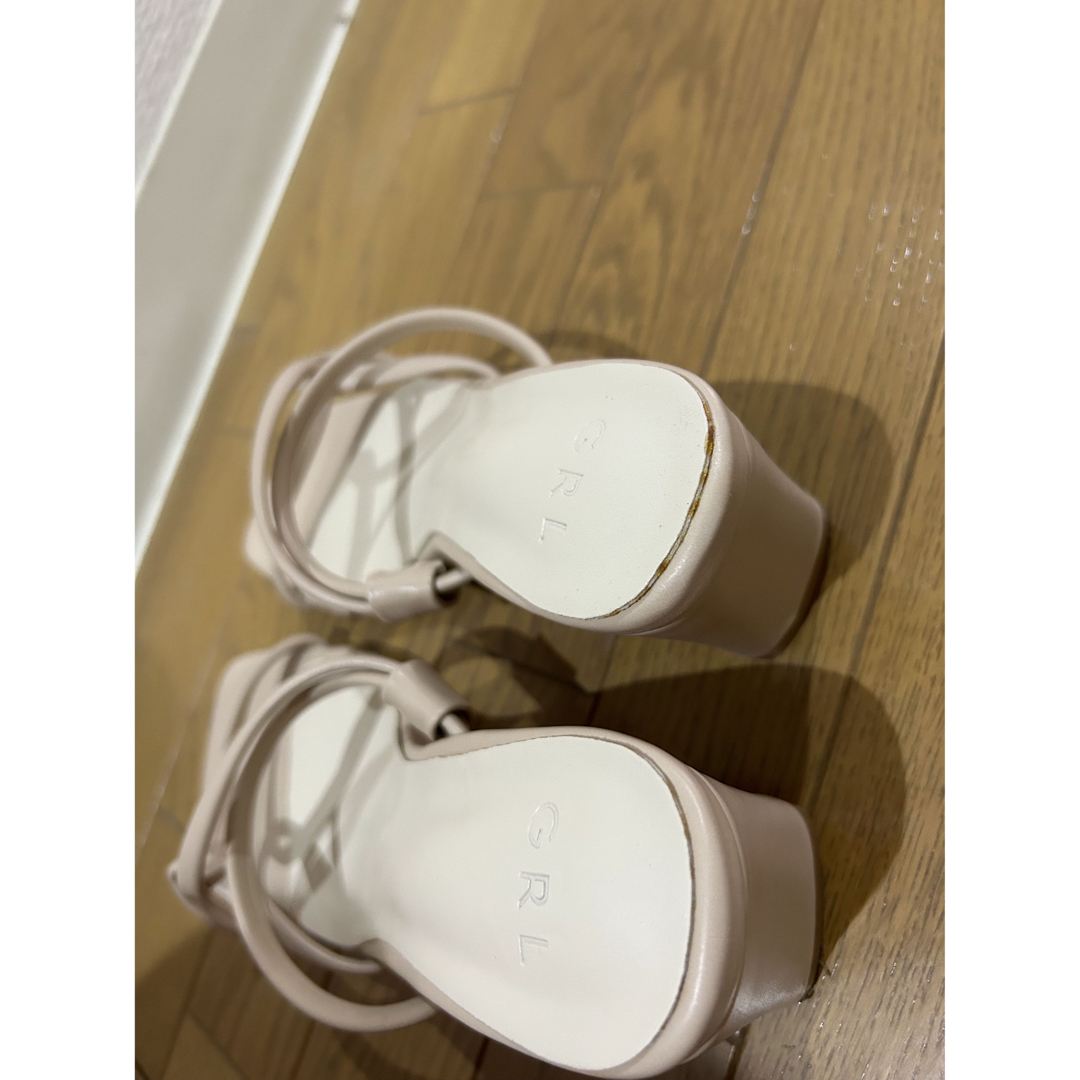GRLナローストラップサンダル レディースの靴/シューズ(サンダル)の商品写真