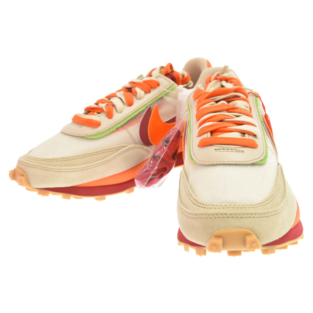 NIKE ナイキ ×sacai×CLOT LD WAFFLE ORANGE BLAZE DH1347-100 クロット サカイ LD ワッフル オレンジ ブレイズ ローカットスニーカー US9.5/27.5cm