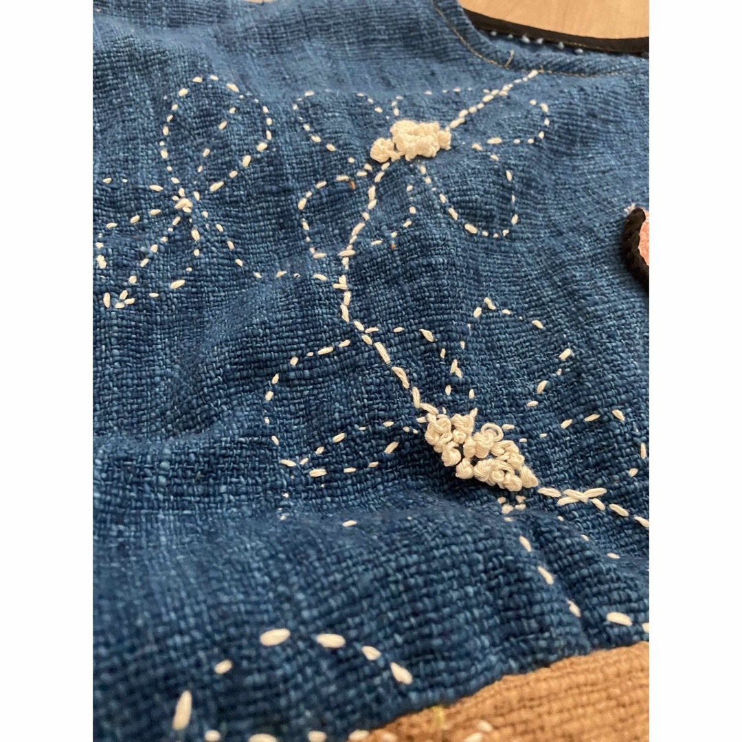 手作りハンドメイド手織り布刺繍蝶々パチワークワンピース - electrabd.com