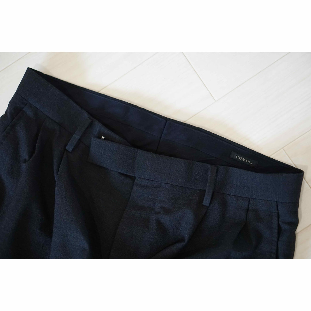 COMOLI ウール2タックパンツ | www.carmenundmelanie.at
