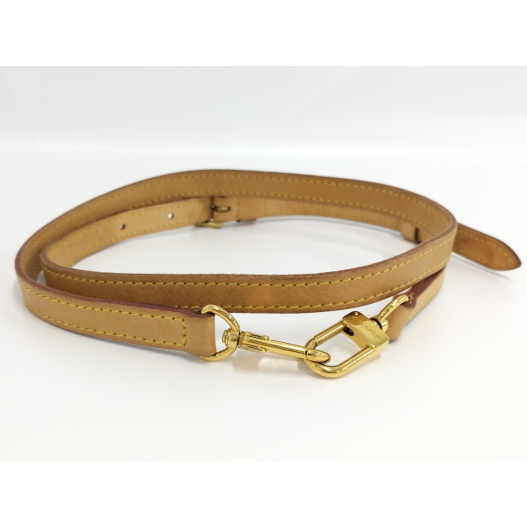 LOUIS VUITTON - LOUIS VUITTON ショルダーストラップ レザー ベージュ
