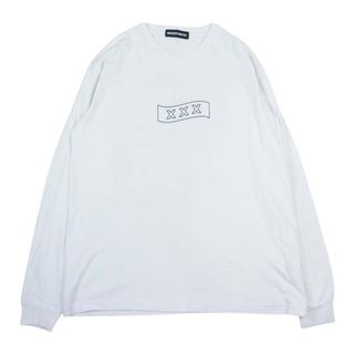 ゴッドセレクショントリプルエックス(GOD SELECTION XXX)のGOD SELECTION XXX ゴッドセレクション LONG SLEEVE TEE バックプリント ロングスリーブ Tシャツ 長袖 ホワイト系 S【中古】(シャツ)