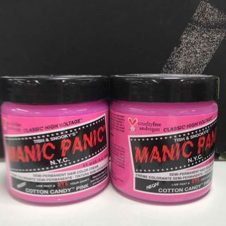 マニックパニック(MANIC PANIC)のマニパニ　コットンキャディピンク　2個(カラーリング剤)