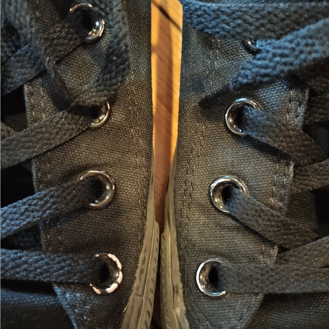 CONVERSE(コンバース)のCONVERSEの黒スニーカー キッズ/ベビー/マタニティのキッズ靴/シューズ(15cm~)(スニーカー)の商品写真