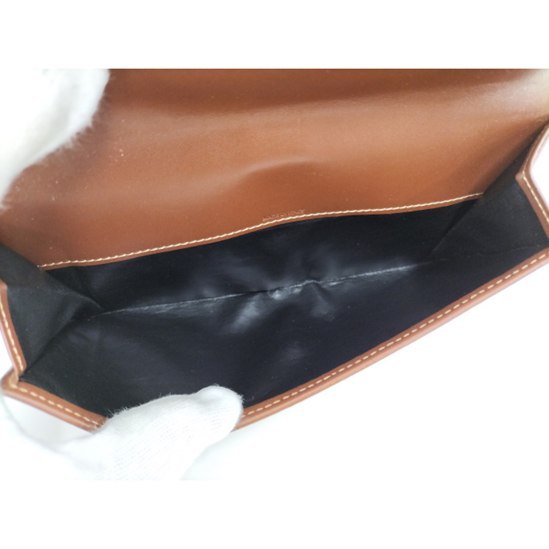 BURBERRY - Burberry 二つ折り 長財布 チェック柄 レザー PVC BURBERRY - Burberry 二つ折り 長財布 チェック柄 レザー PVC