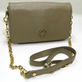 トリーバーチ(Tory Burch)のTORY BURCH ロビンソン チェーン ショルダーバッグ レザー グレー(ショルダーバッグ)