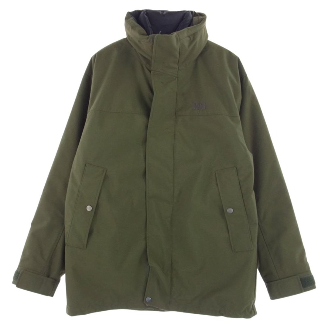 ヘリーハンセン  HELLY HANSEN ダウンジャケット HH11970  VIGRA 3WAY JACKET ヴィグラ スリーウェイ ジャケット ライナー着脱可  カーキ系 M約55cm袖丈