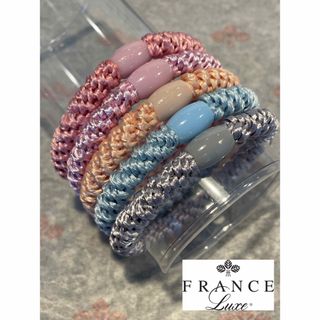 フランスラックス(France Luxe)のフランスラックス　ポニーテールチューブ　５本セット(ヘアゴム/シュシュ)