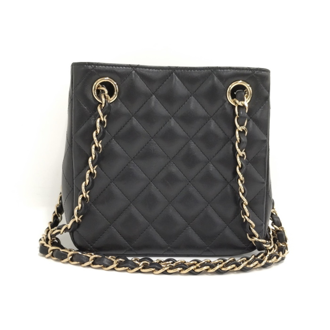 CHANEL マトラッセ チェーン ショルダーバッグ ラムスキン レザー