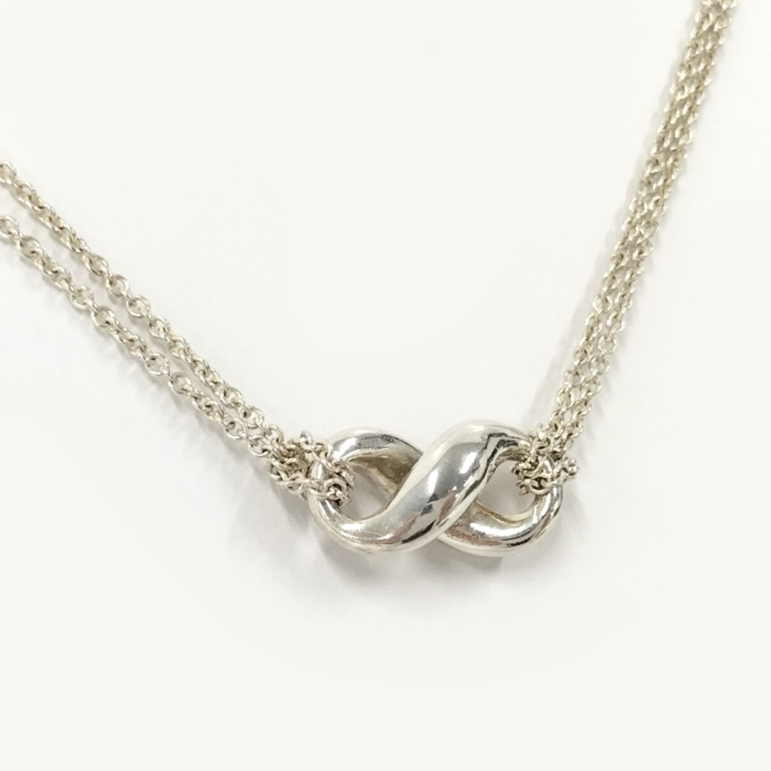 Tiffany&Co. ダブルチェーン インフィニティネックレス SV925-