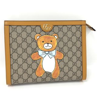 グッチ(Gucci)のGUCCI クラッチバッグ テディベア EXO KAI コラボ GGスプリーム(セカンドバッグ/クラッチバッグ)