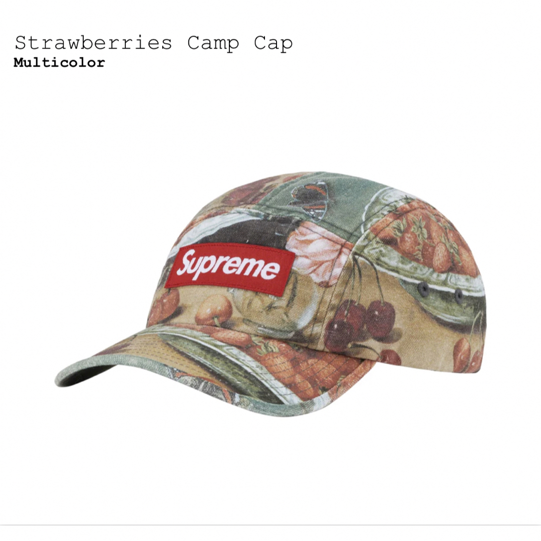 Supreme Strawberries Camp Cap 