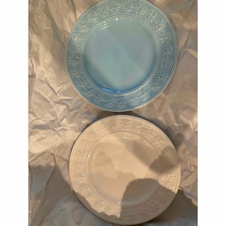 ウェッジウッド(WEDGWOOD)の未使用ウエッジウッド　大きめ平皿2枚セット(食器)