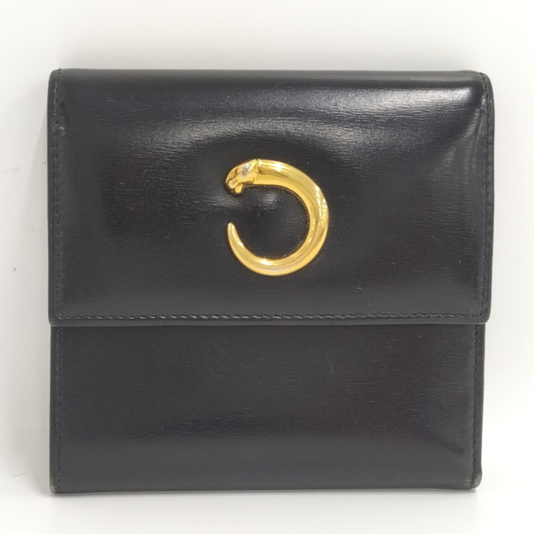 Cartier - Cartier 三つ折り 財布 パンテール パンサー カーフレザー