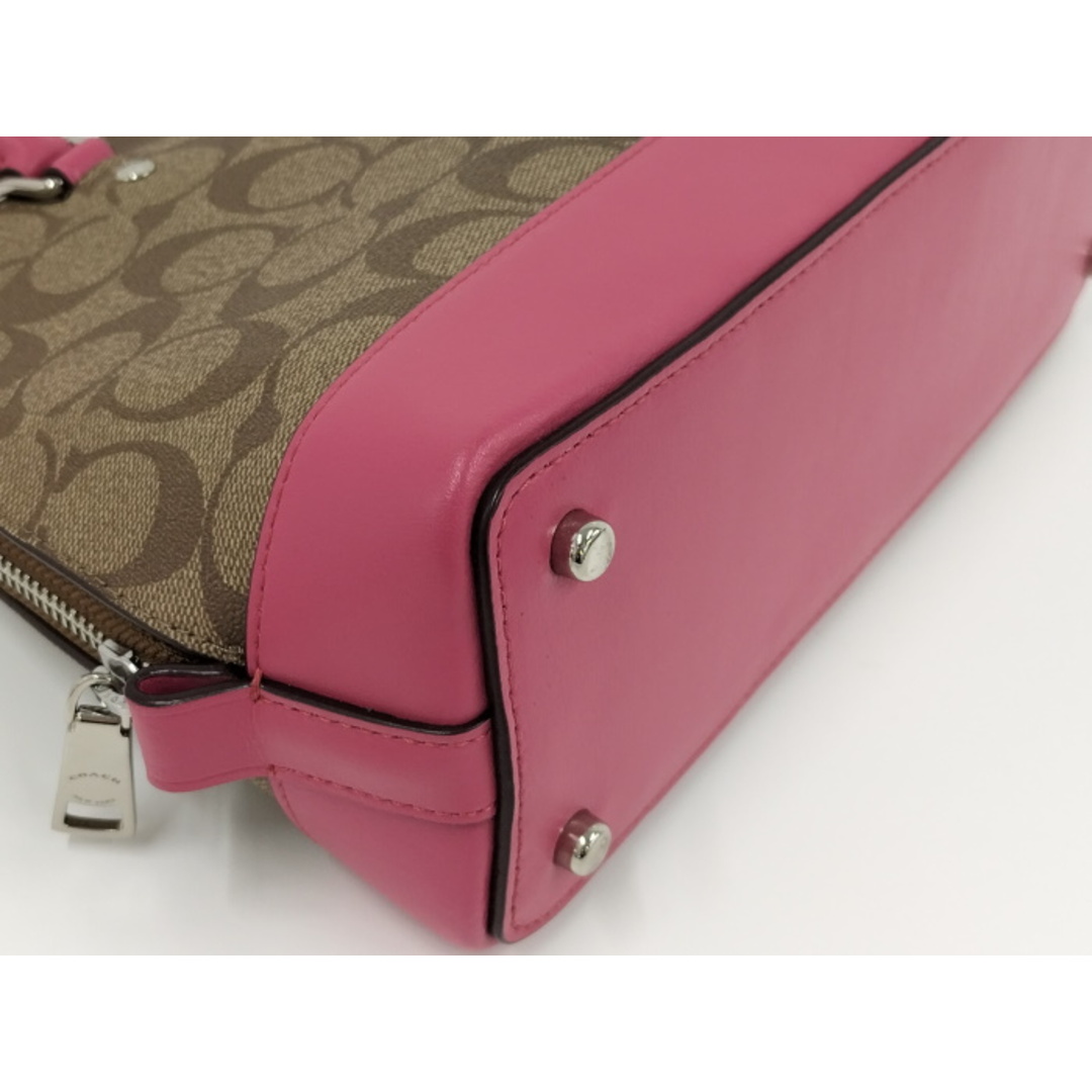 COACH - COACH 2WAY ショルダーバッグ シグネチャー PVC COACH - COACH 2WAY ショルダーバッグ シグネチャー PVC