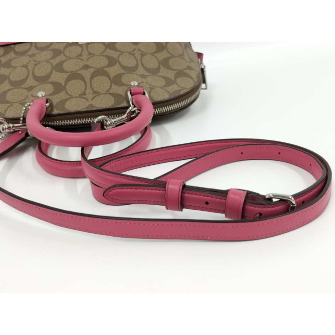 COACH - COACH 2WAY ショルダーバッグ シグネチャー PVC COACH - COACH 2WAY ショルダーバッグ シグネチャー PVC