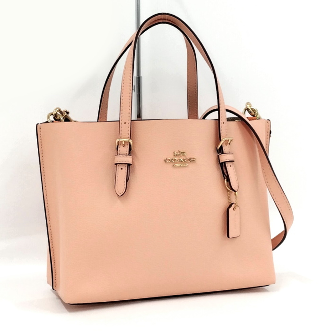 COACH - COACH 2WAY トートバッグ ショルダーバッグ レザー ピンク