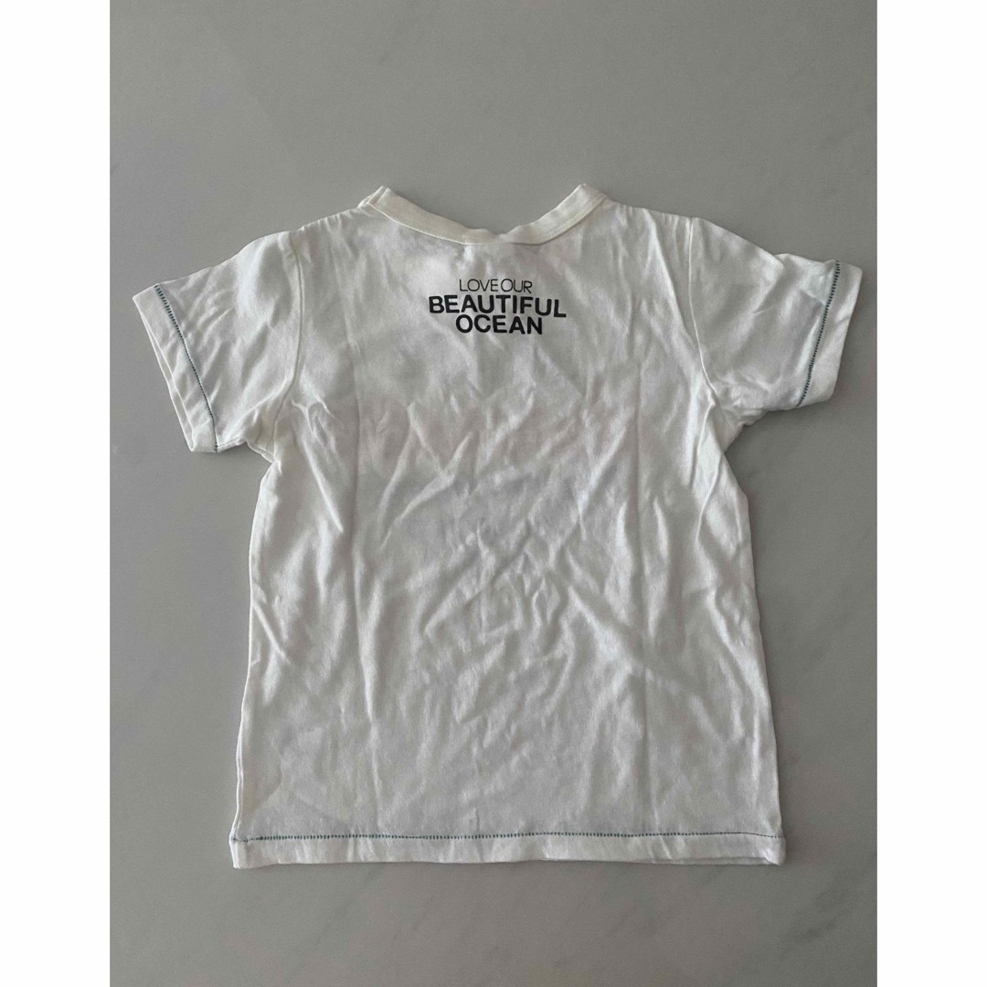 BREEZE(ブリーズ)のロゴTシャツ　半袖　ホワイト　120 キッズ/ベビー/マタニティのキッズ服男の子用(90cm~)(Tシャツ/カットソー)の商品写真