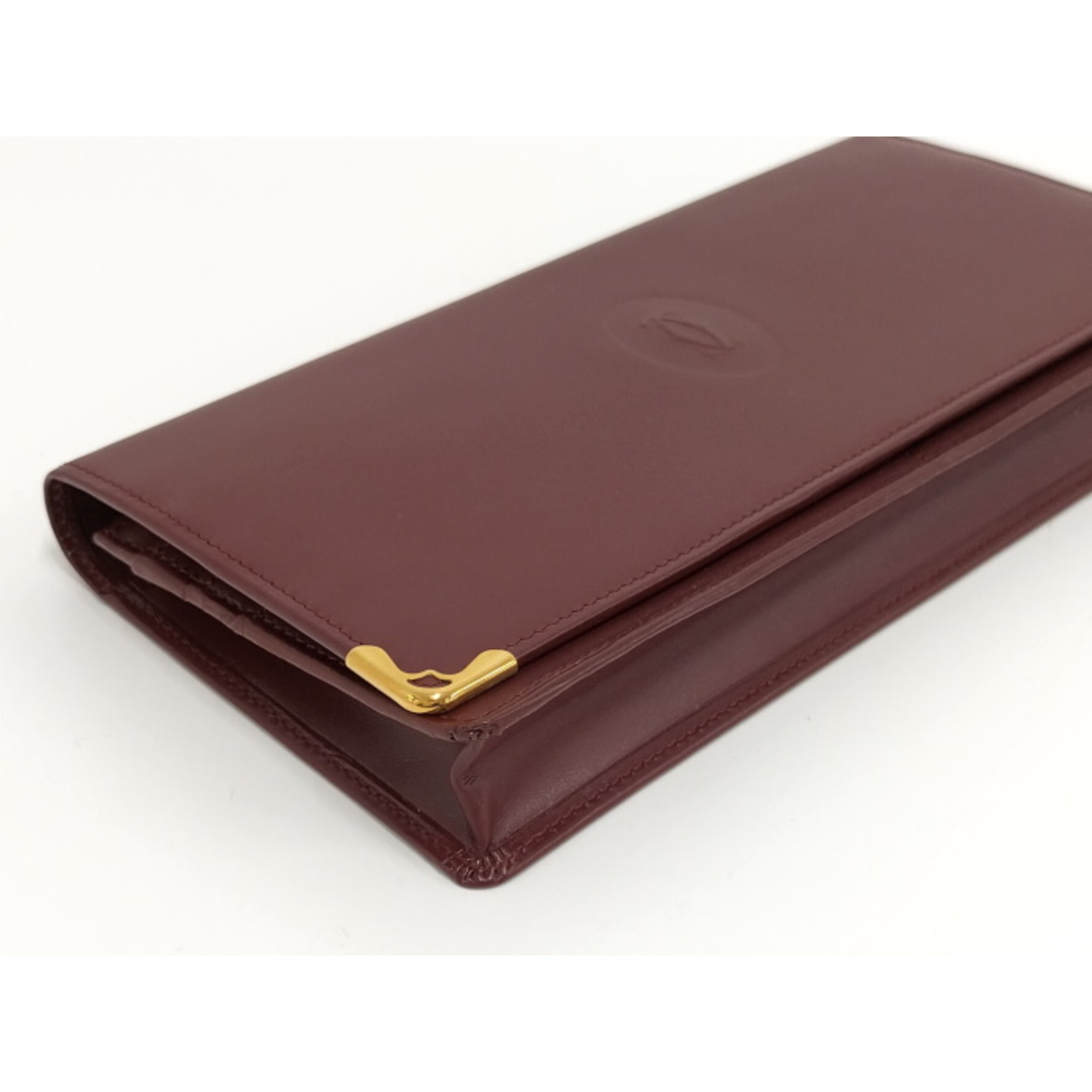 Cartier - Cartier 二つ折り 長財布 マストライン レザー Cartier - Cartier 二つ折り 長財布 マストライン レザー