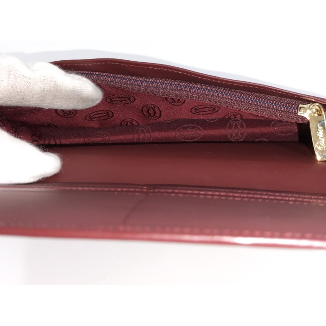 Cartier - Cartier 二つ折り 長財布 マストライン レザー Cartier - Cartier 二つ折り 長財布 マストライン レザー