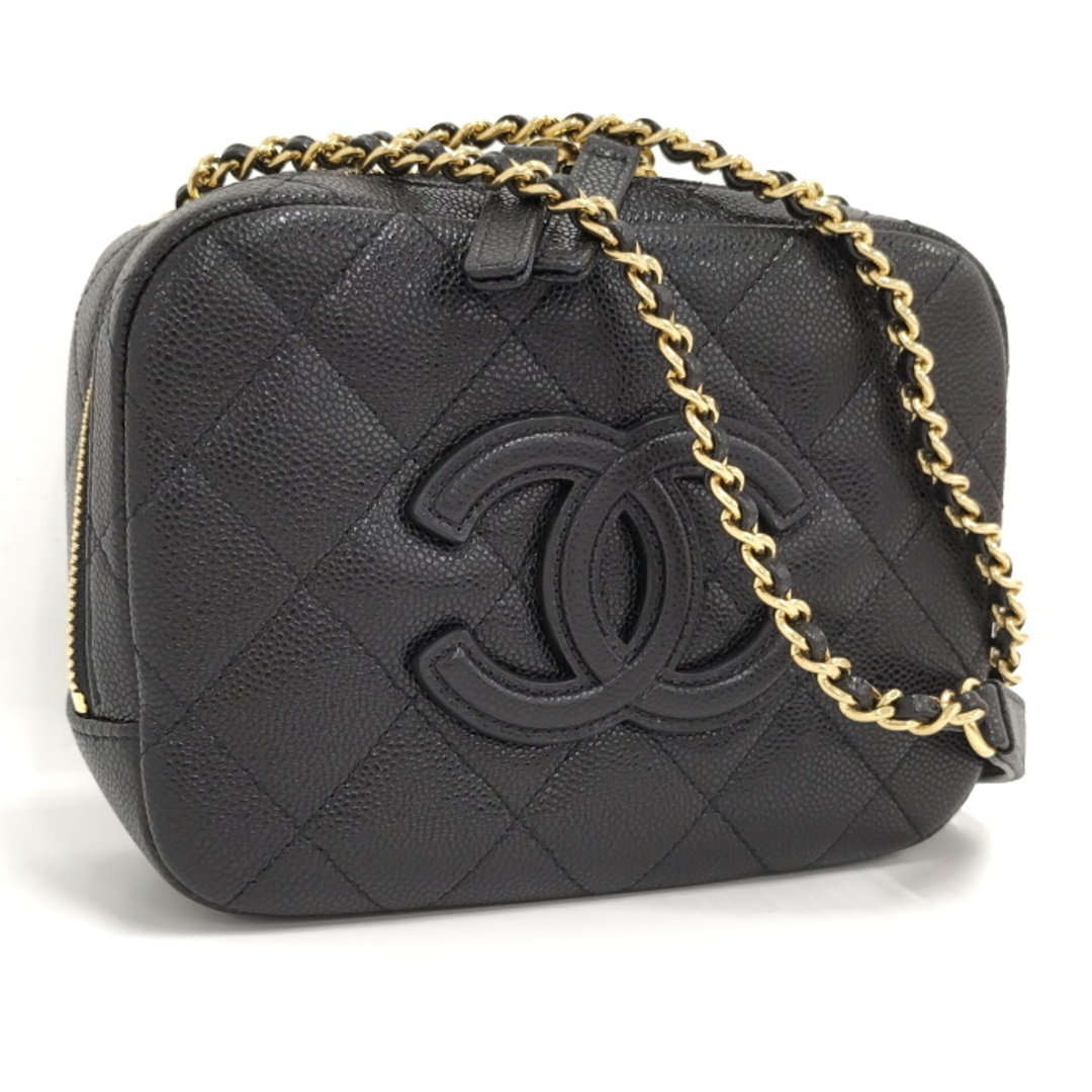 CHANEL チェーンショルダーバッグ キャビアスキン ブラック | フリマアプリ ラクマ CHANEL チェーンショルダーバッグ キャビアスキン ブラック | フリマアプリ ラクマ
