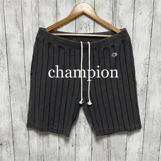 チャンピオン(Champion)のchampion ストライプスウェットショートパンツ！ (ショートパンツ)