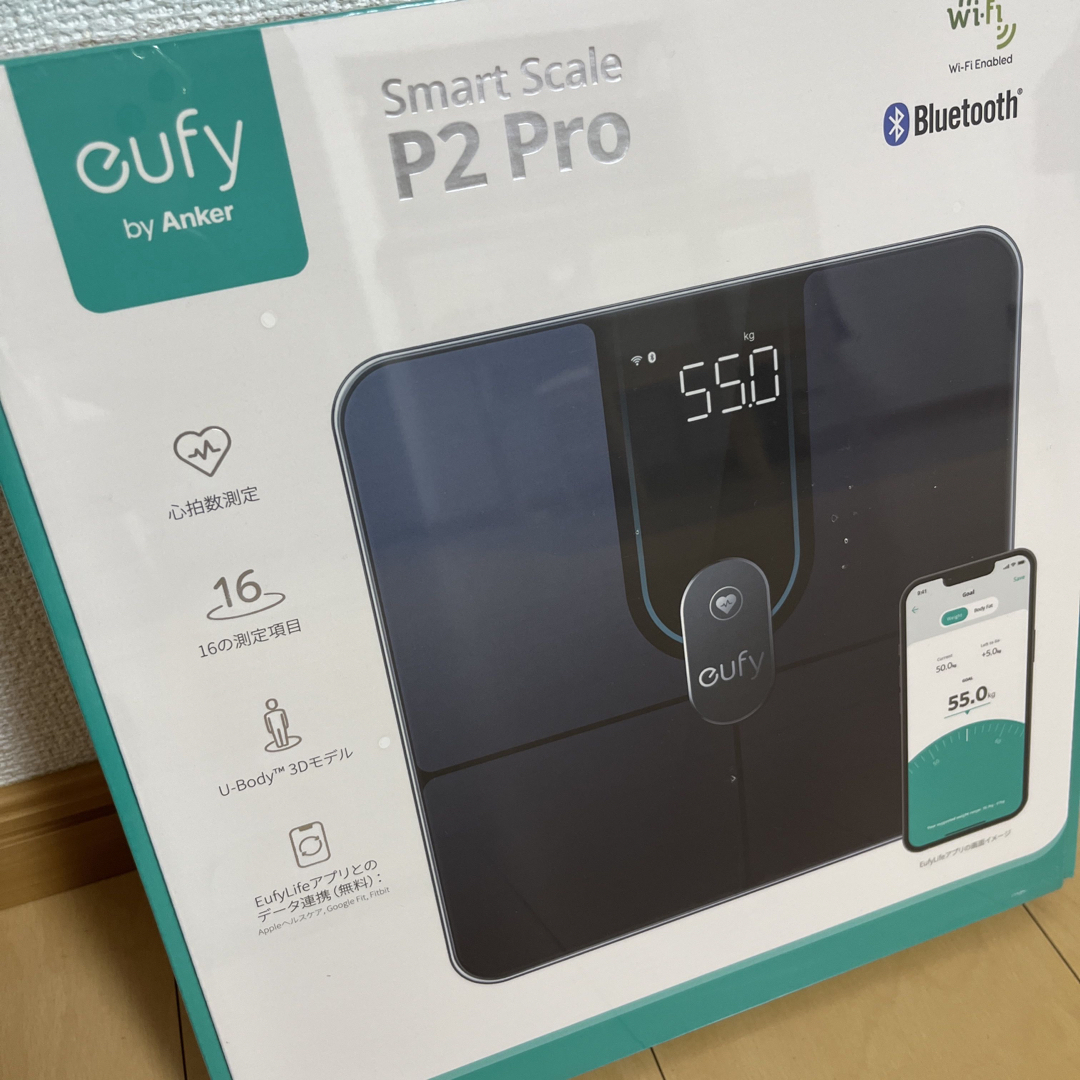 Eufy by anker smart scale P2 Pro 新品未開封表示方式アナログ