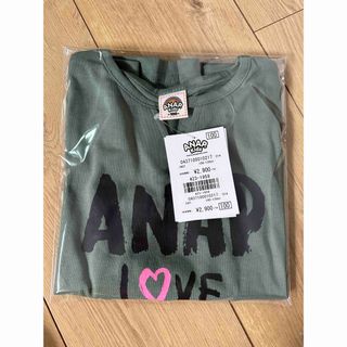 アナップキッズ(ANAP Kids)のANAP KIDS Tシャツ　カーキ　100cm 女の子(Tシャツ/カットソー)