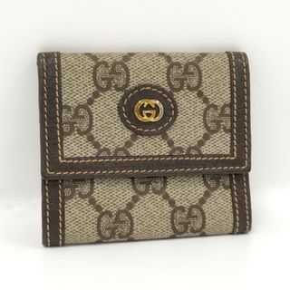 グッチ(Gucci)のGUCCI コインケース 小銭入れ GGスプリーム レザー PVC(コインケース)