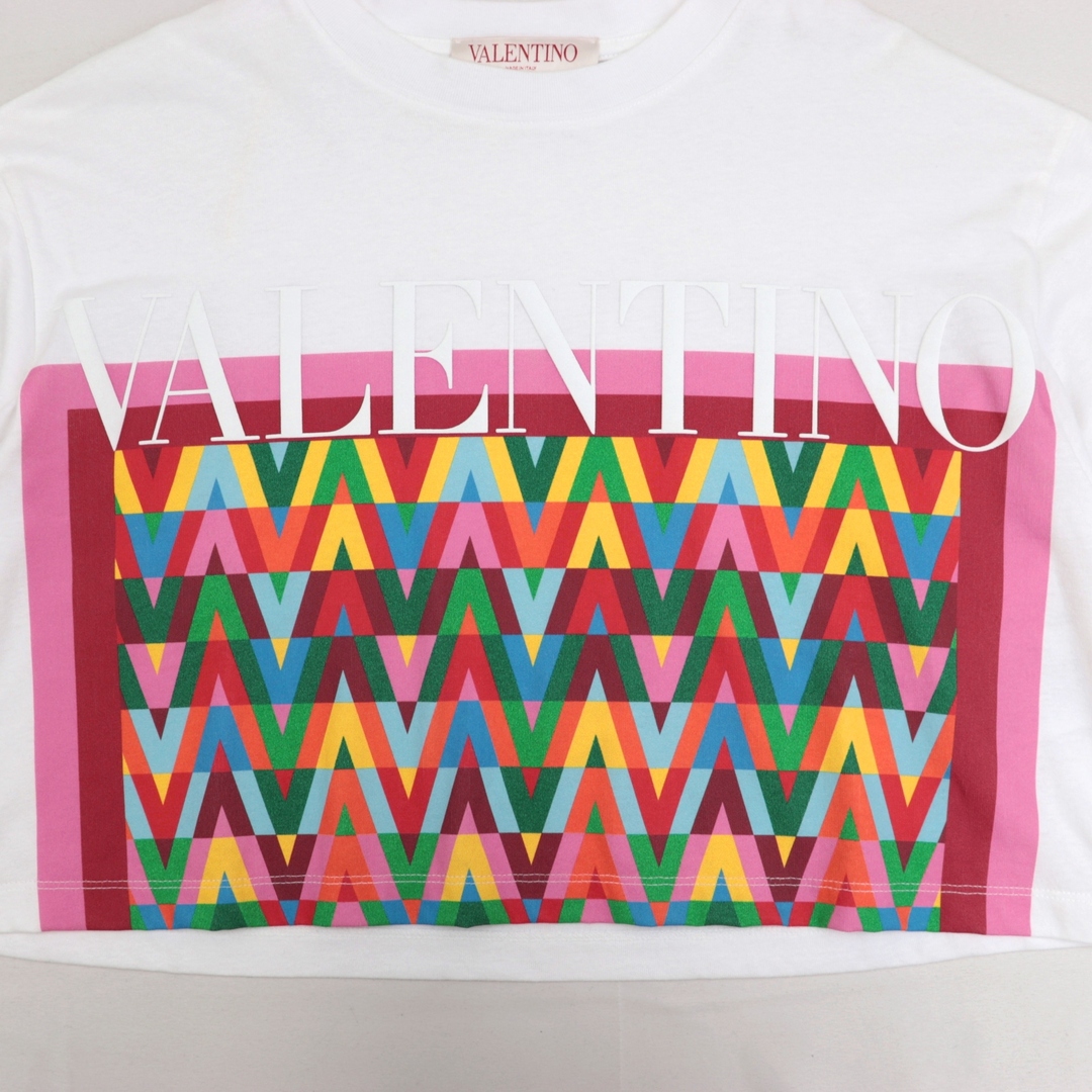 VALENTINO - 美品 ヴァレンチノ 22SS Vロゴプリント半袖Tシャツ