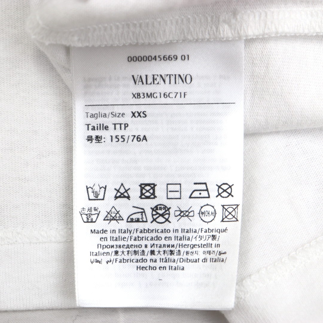 ヴァレンティノ　半袖Tシャツ　ビッグロゴ　　白　Sサイズ