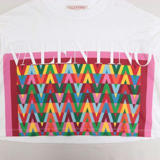 VALENTINO 半袖 Tシャツ ロゴプリント ホワイト S 21SS