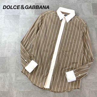 ドルチェアンドガッバーナ(DOLCE&GABBANA)のイタリア製 DOLCE＆GABBANA D&G ストライプ ドレスシャツ(シャツ)